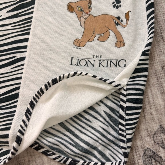 VINTAGE 90s Disney The Lion King Pajama Size 3T  USA Simba & Nala Original - Picture 4 of 9